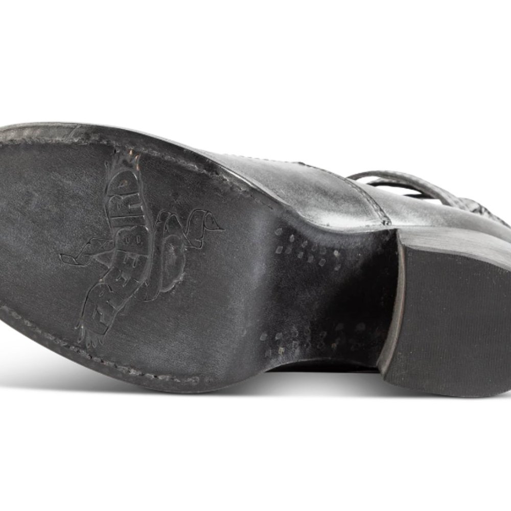 NWOB Freebird by Steven Randi Heels Black Leather Size 9 - Worn once in house - Picture 14 of 14